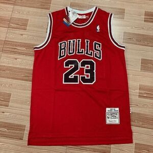 Men's Bulls Michael Jordan 97-98 Hardwood Red Jersey